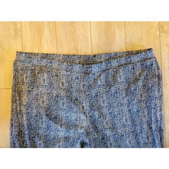 Easywear by CHICO'S 3/XL Blue White Speckled Pull-On Pants‎ Pockets Lightweight - Picture 5 of 8